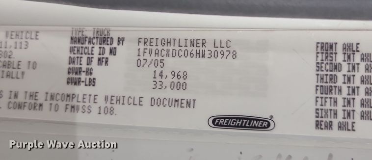 image for item DK4144 2006 Freightliner M2 Business Class  bucket truck