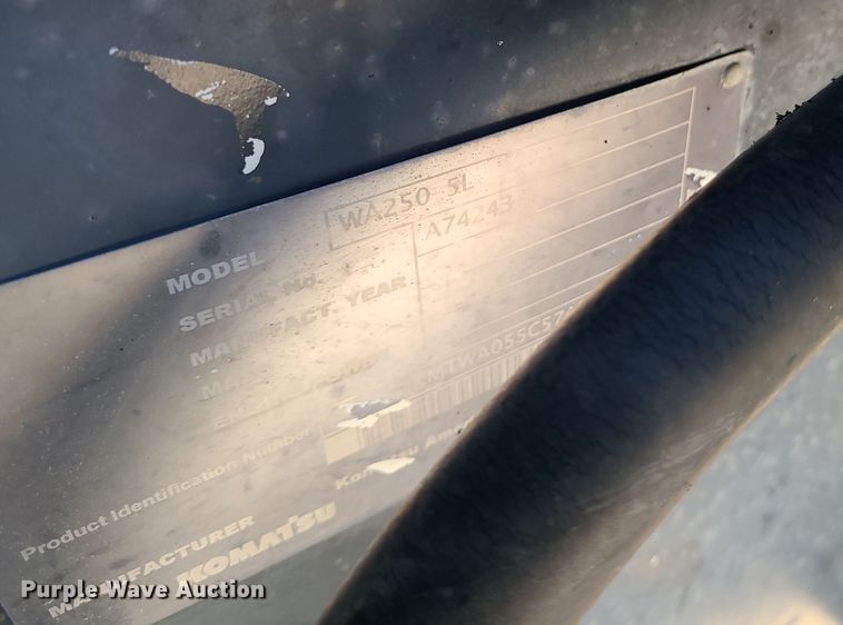 image for item DK4160 2006 Komatsu WA250-5L  wheel loader