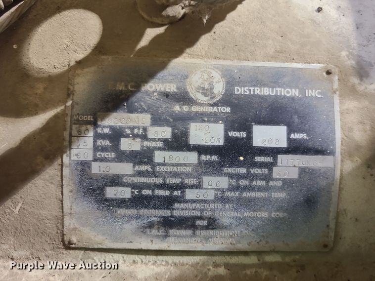 image for item DK4175 TMC Power Distribution E522042  generator