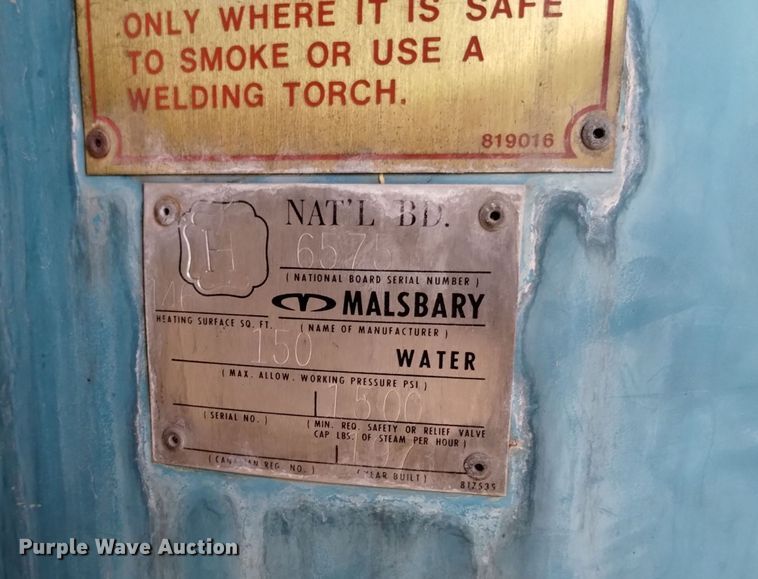 image for item DK8915 1961 Dorsey RALT 20  dry van trailer with batch plant boiler