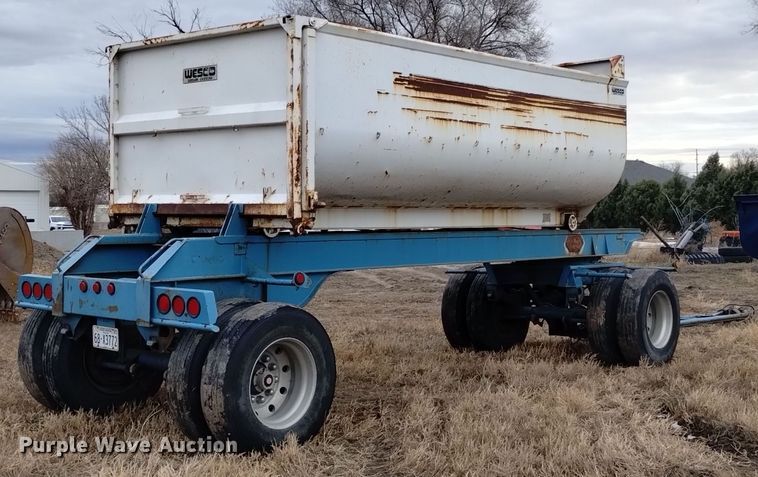 image for item DK8927 1986 Wesco 863026  transfer trailer