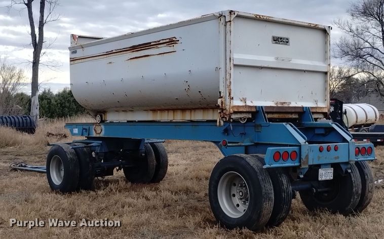 image for item DK8927 1986 Wesco 863026  transfer trailer