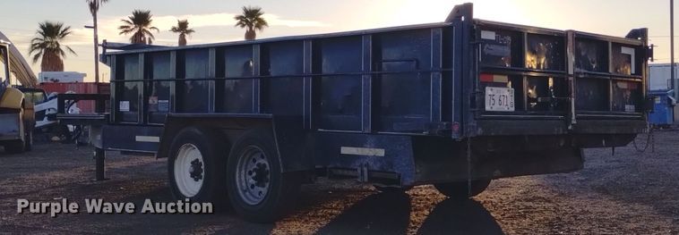 image for item DK8944 2016 Kodiak  dump trailer