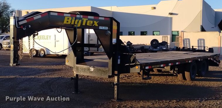 image for item DK8945 2023 Big Tex 22GN-20BK+5MR  equipment trailer