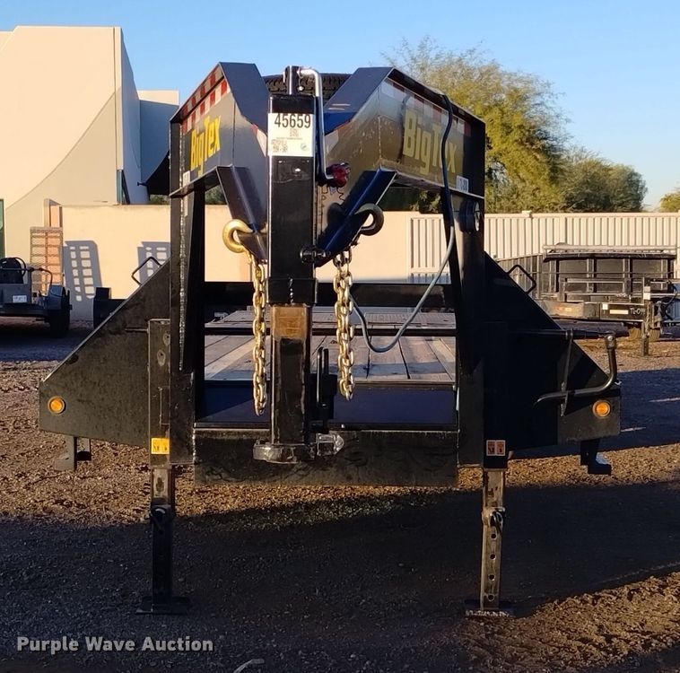 image for item DK8945 2023 Big Tex 22GN-20BK+5MR  equipment trailer