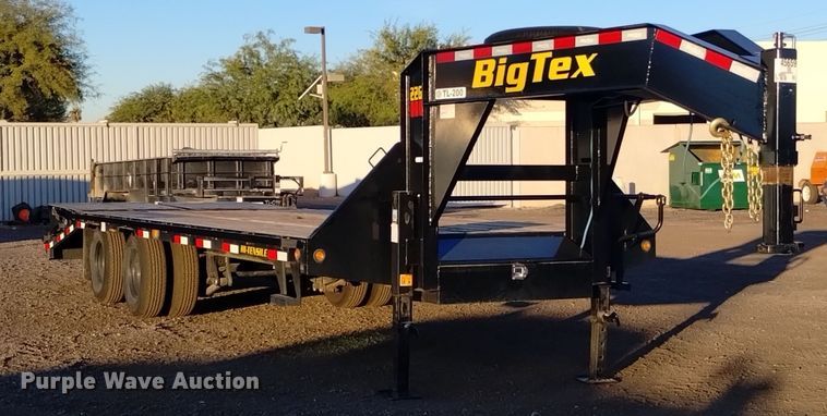 image for item DK8945 2023 Big Tex 22GN-20BK+5MR  equipment trailer