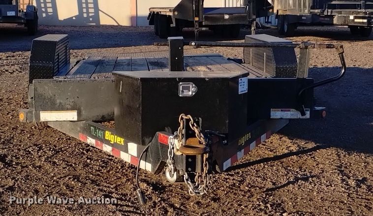 image for item DK8946 2020 Big Tex 14FT-16  tilt deck equipment trailer