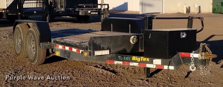 image for item DK8946 2020 Big Tex 14FT-16  tilt deck equipment trailer