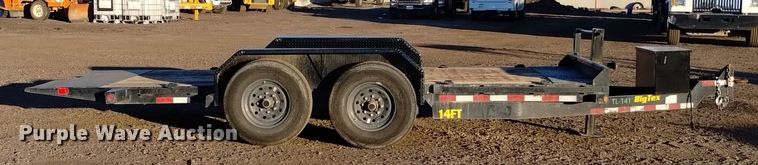 image for item DK8946 2020 Big Tex 14FT-16  tilt deck equipment trailer