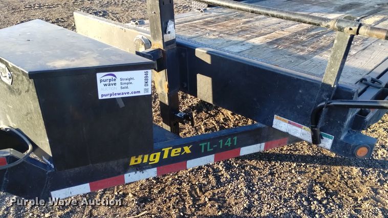 image for item DK8946 2020 Big Tex 14FT-16  tilt deck equipment trailer