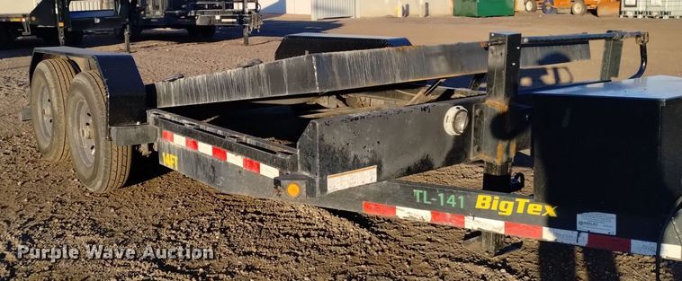 image for item DK8946 2020 Big Tex 14FT-16  tilt deck equipment trailer