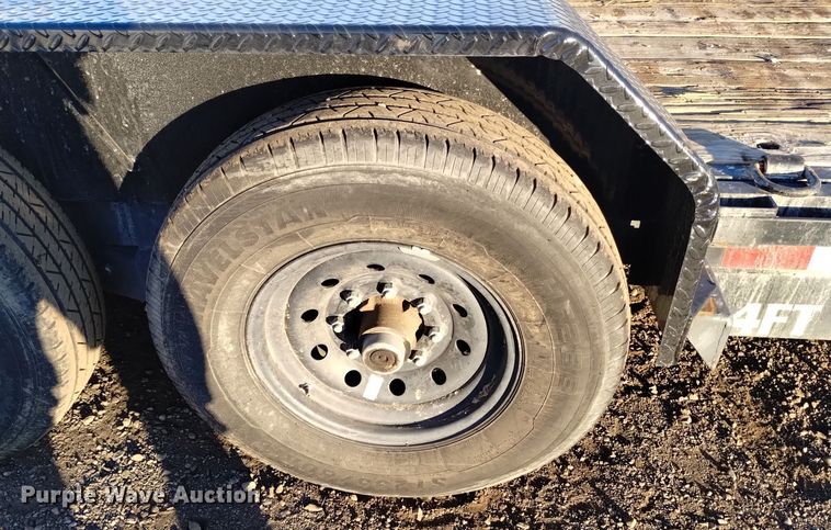 image for item DK8946 2020 Big Tex 14FT-16  tilt deck equipment trailer