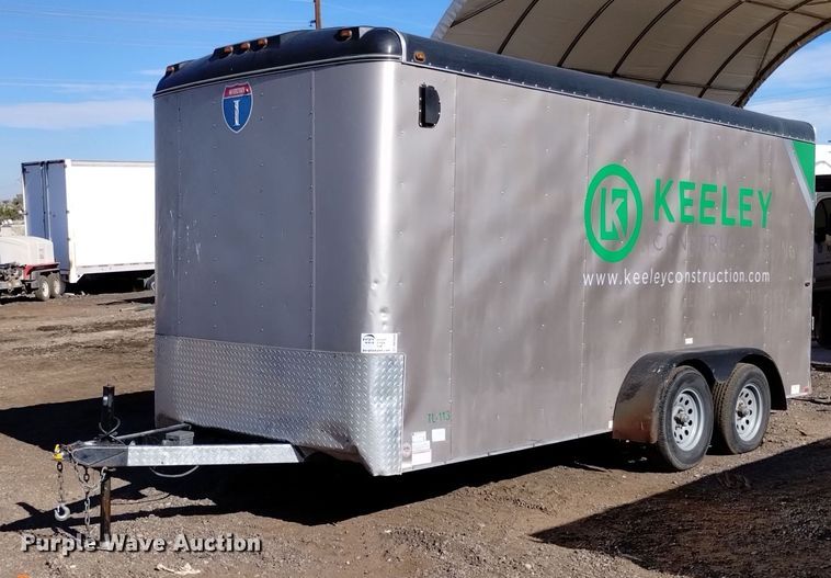 image for item DK8949 2018 Interstate ILRD716TA2  enclosed cargo trailer