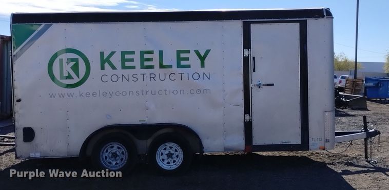 image for item DK8949 2018 Interstate ILRD716TA2  enclosed cargo trailer