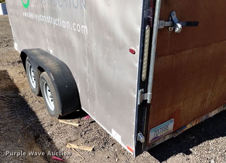 image for item DK8949 2018 Interstate ILRD716TA2  enclosed cargo trailer