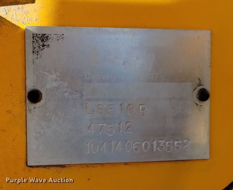 image for item DK8952 2007 LeeBoy L8510R  paver