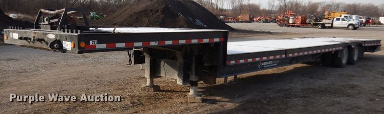 image for item DL7813 2002 Ledwell LW48 HT2-8  drop deck equipment trailer