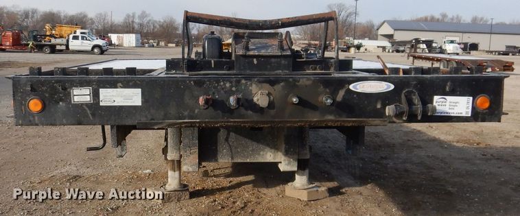 image for item DL7813 2002 Ledwell LW48 HT2-8  drop deck equipment trailer