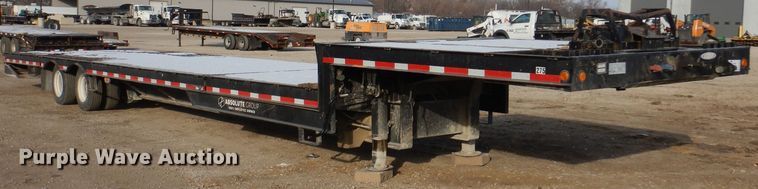 image for item DL7813 2002 Ledwell LW48 HT2-8  drop deck equipment trailer