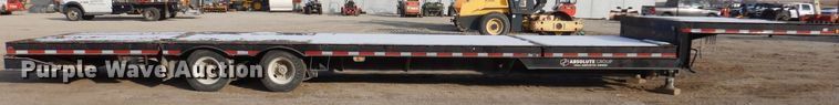 image for item DL7813 2002 Ledwell LW48 HT2-8  drop deck equipment trailer