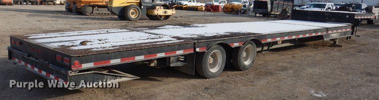 image for item DL7813 2002 Ledwell LW48 HT2-8  drop deck equipment trailer