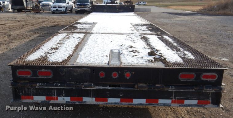 image for item DL7813 2002 Ledwell LW48 HT2-8  drop deck equipment trailer