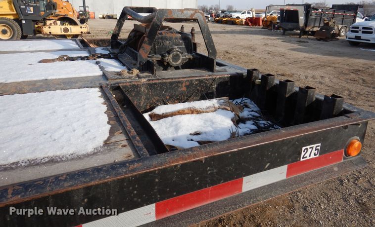 image for item DL7813 2002 Ledwell LW48 HT2-8  drop deck equipment trailer