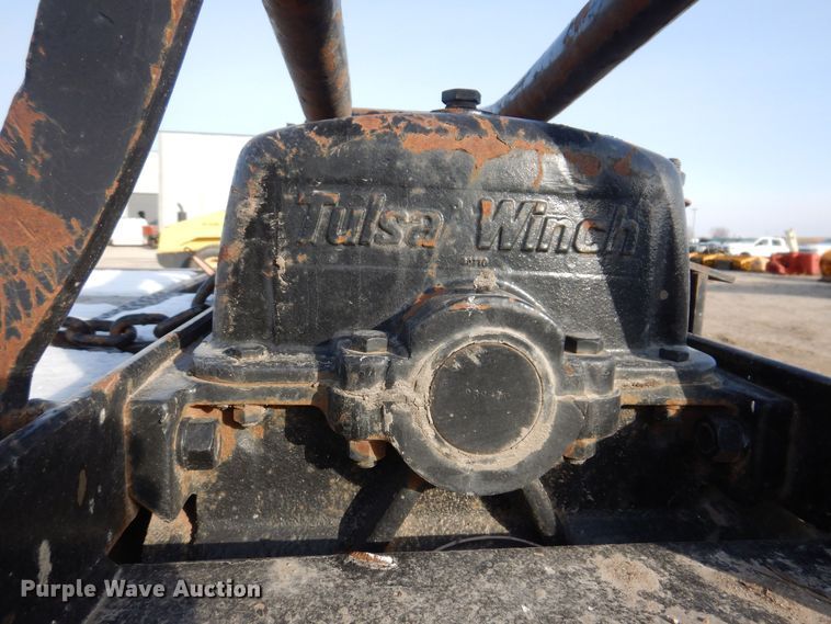 image for item DL7813 2002 Ledwell LW48 HT2-8  drop deck equipment trailer