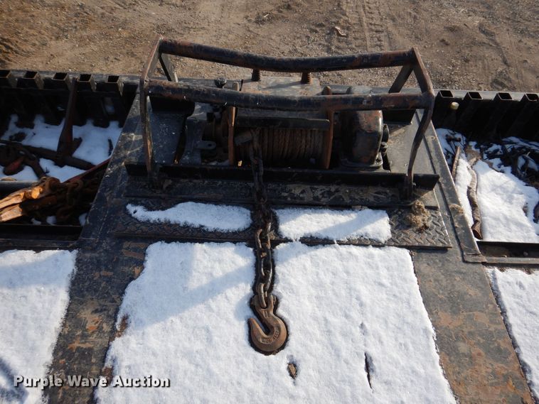 image for item DL7813 2002 Ledwell LW48 HT2-8  drop deck equipment trailer