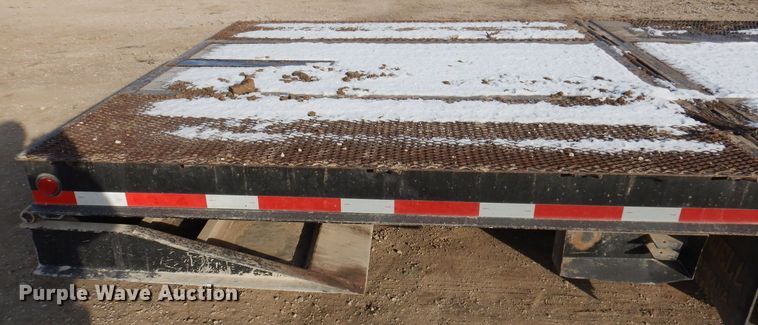 image for item DL7813 2002 Ledwell LW48 HT2-8  drop deck equipment trailer