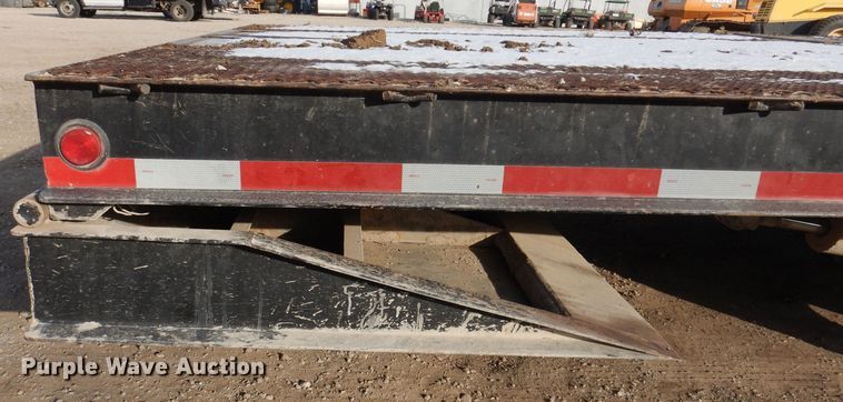 image for item DL7813 2002 Ledwell LW48 HT2-8  drop deck equipment trailer