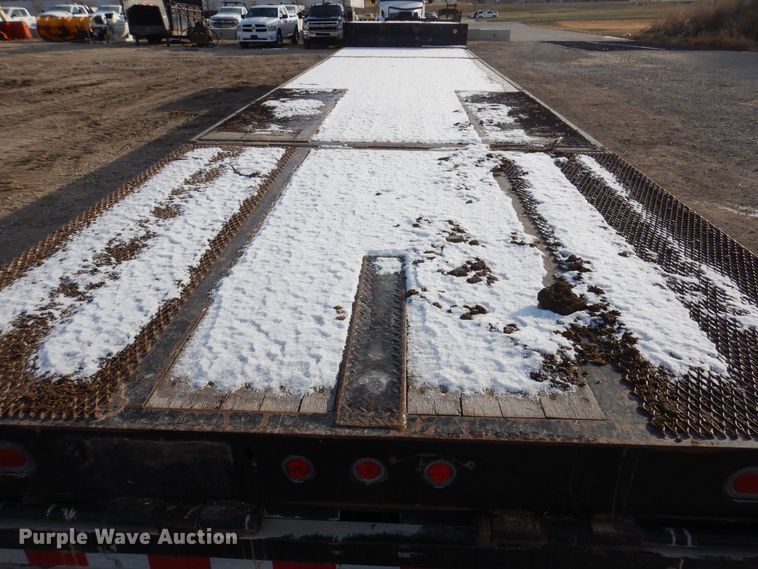 image for item DL7813 2002 Ledwell LW48 HT2-8  drop deck equipment trailer