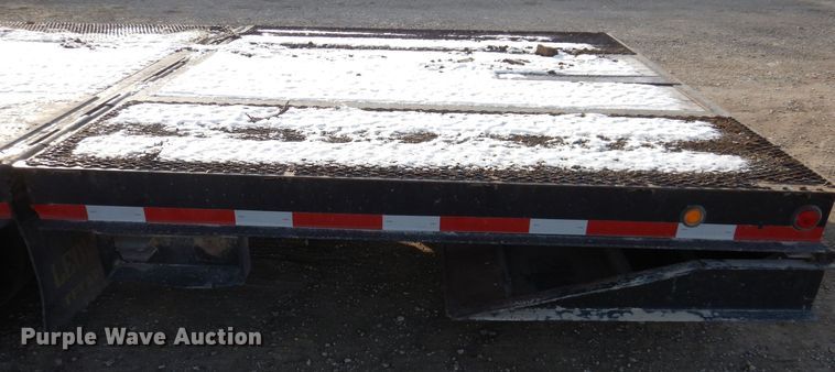 image for item DL7813 2002 Ledwell LW48 HT2-8  drop deck equipment trailer