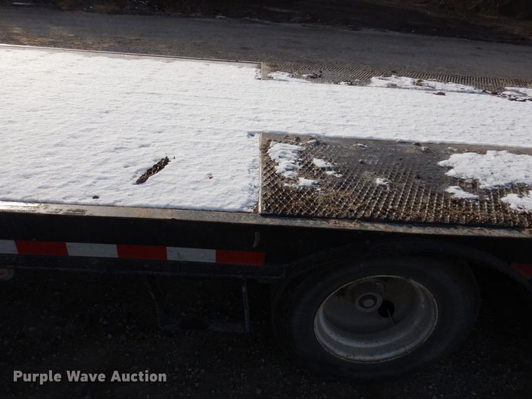 image for item DL7813 2002 Ledwell LW48 HT2-8  drop deck equipment trailer