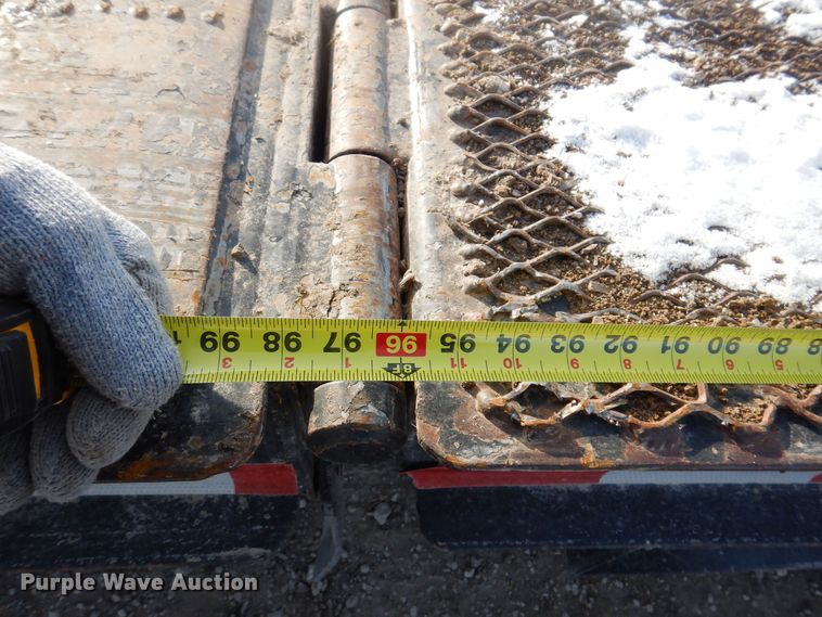 image for item DL7813 2002 Ledwell LW48 HT2-8  drop deck equipment trailer