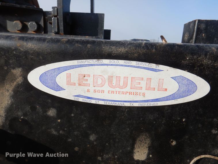 image for item DL7813 2002 Ledwell LW48 HT2-8  drop deck equipment trailer