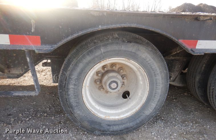 image for item DL7813 2002 Ledwell LW48 HT2-8  drop deck equipment trailer