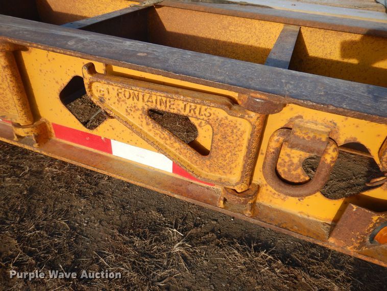 image for item DL7815 1991 Fontaine FLTT-7-35HBT  equipment trailer