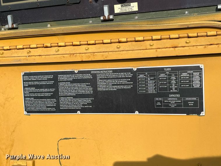 image for item DM2012 Fermont MEP807A  generator