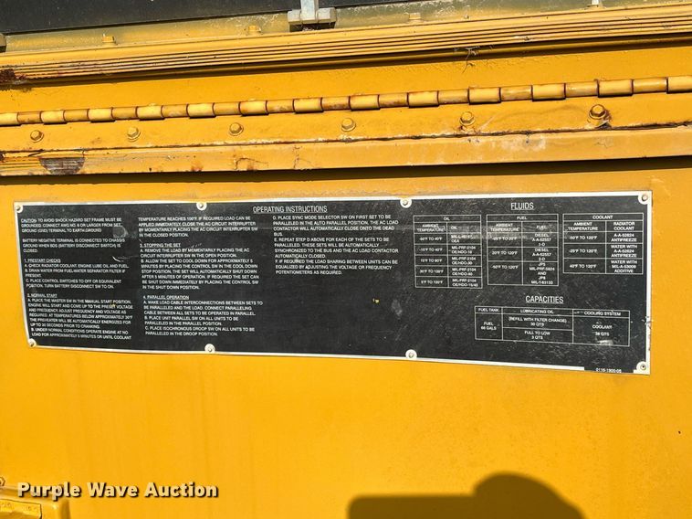 image for item DM2013 Fermont MEP807A  generator