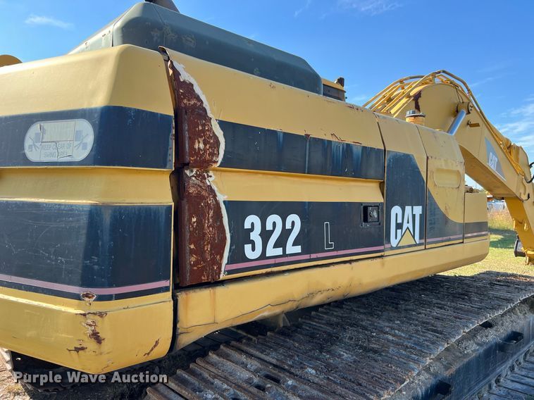image for item DM2017 1995 Caterpillar 322L  excavator