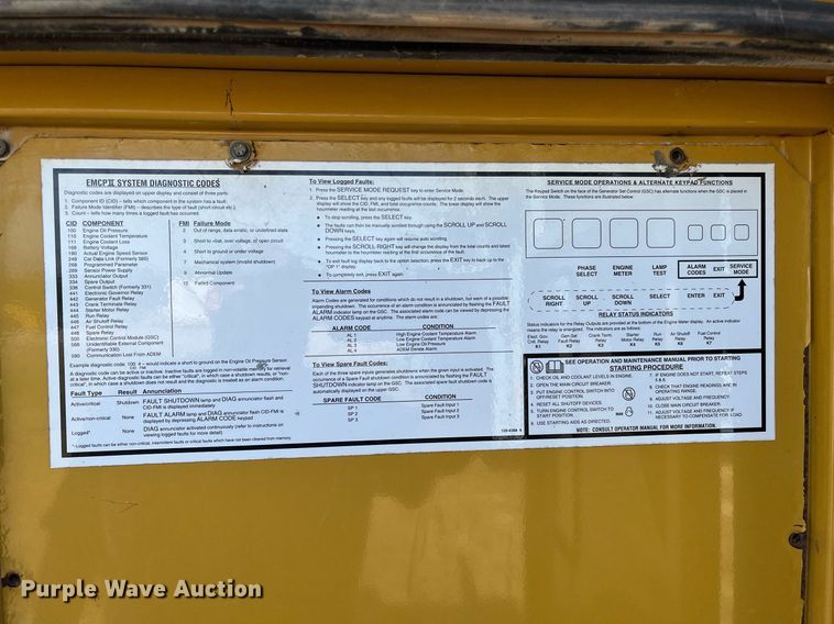 image for item DM2020 Caterpillar  generator