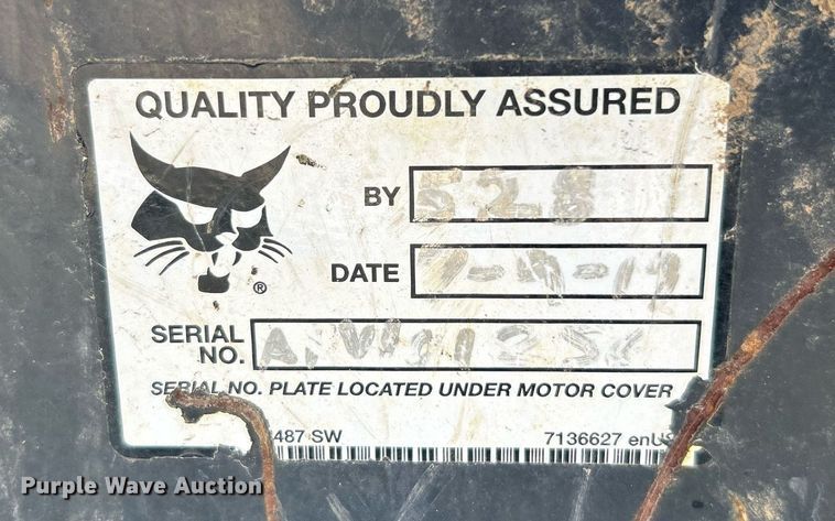 image for item DN0510 Bobcat  skid steer mulcher