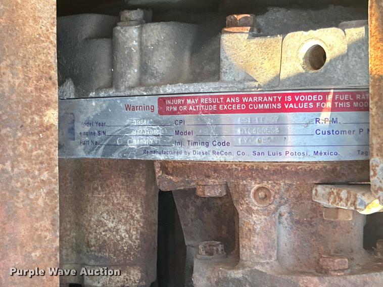 image for item DN0517 1982 Peterbilt 353  winch truck