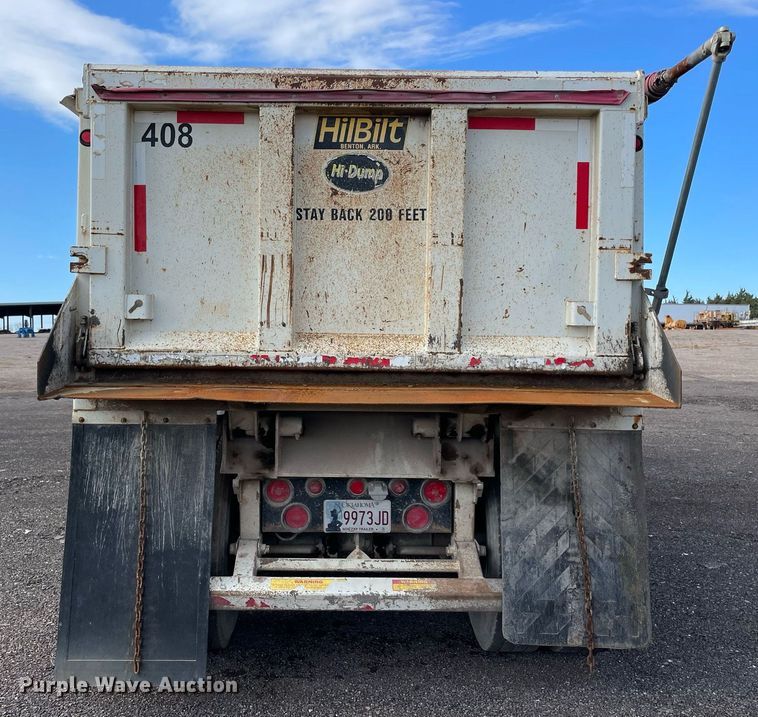 image for item DN3750 2011 Hilbilt  24-3/16 HD XL end dump trailer