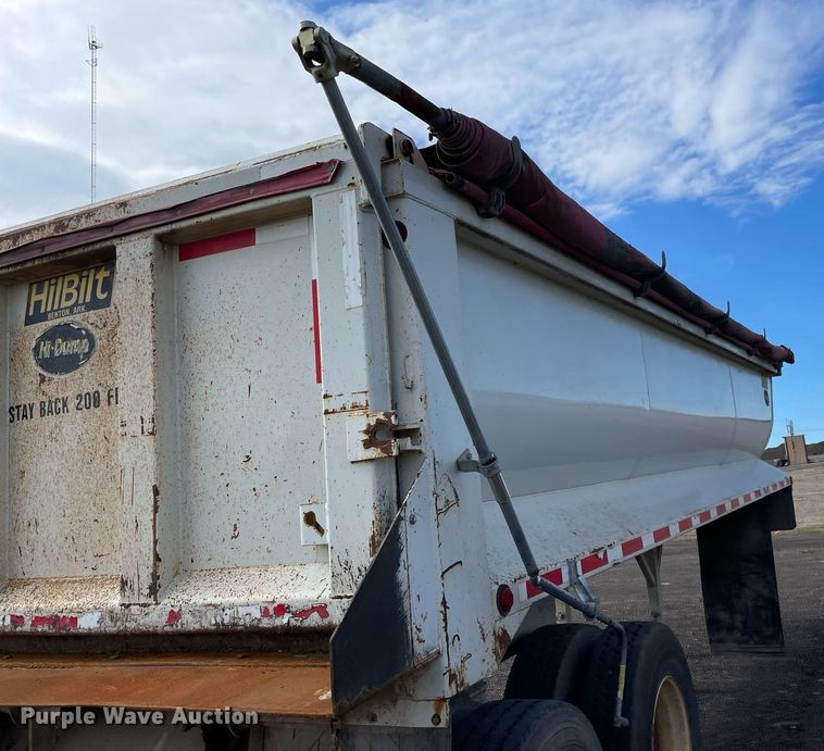 image for item DN3750 2011 Hilbilt  24-3/16 HD XL end dump trailer