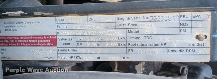 image for item DN3758 2007 Ingersoll Rand SD-70D TF single drum roller