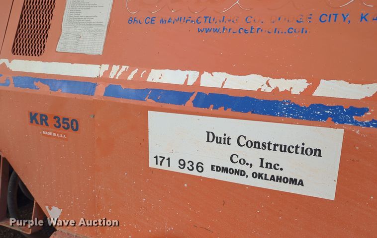 image for item DN3765 2013 Broce KR350 broom