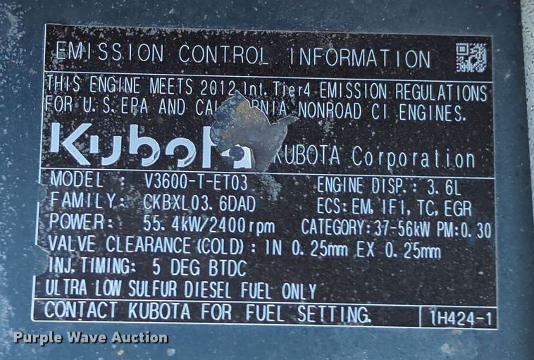 image for item DN3766 2013 Broce KR350 broom