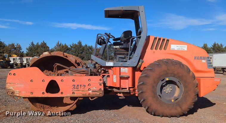 image for item DN3772 2012 Hamm 3412P  single drum vibratory roller